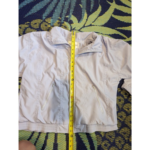 Vintage Wilson Windbreaker Lavender Purple Full Zip Collar - Picture 6 of 7